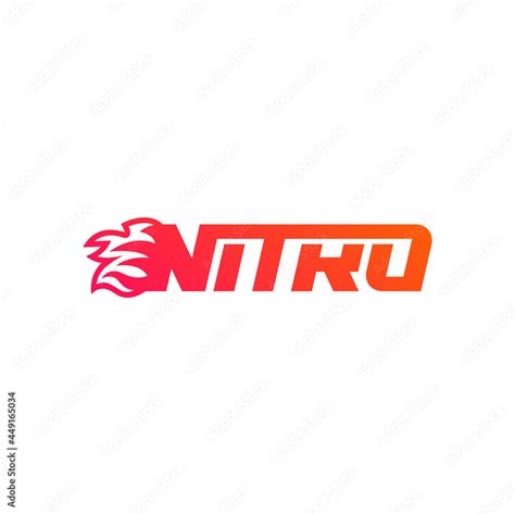 Nitro company logo design. Stock Vector | Adobe Stock