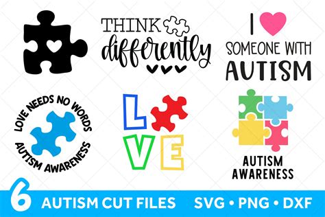 Autism SVG files bundle for Cricut, Autism Puzzle Piece (443559) | Cut Files | Design Bundles