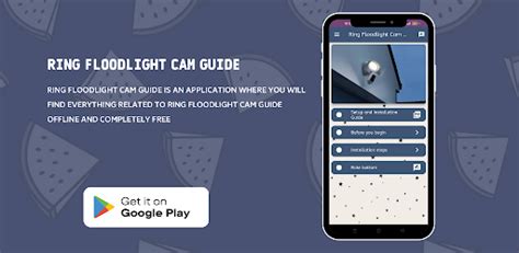 Ring Floodlight Camera Guide Android App