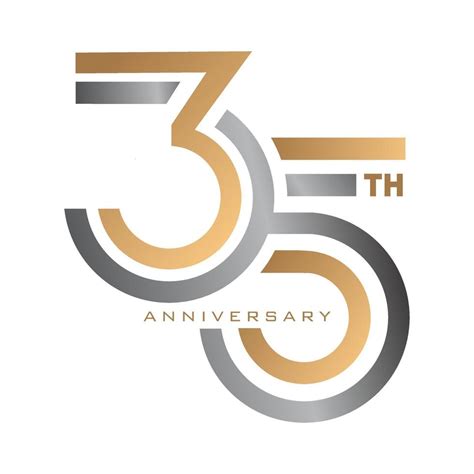 35th Anniversary logo template 6388884 Vector Art at Vecteezy