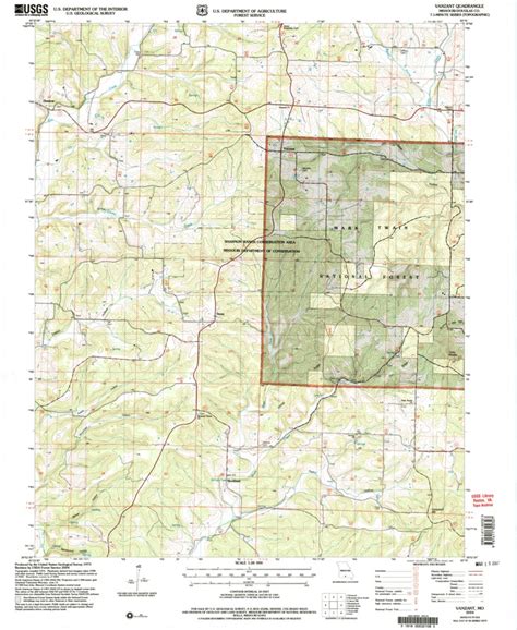 Vanzant, MO (2004, 24000-Scale) Map by United States Geological Survey | Avenza Maps