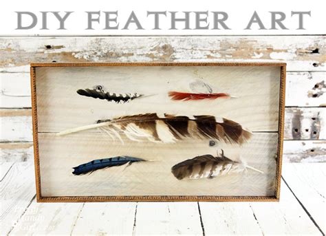 DIY Feather Art - Pretty Handy Girl