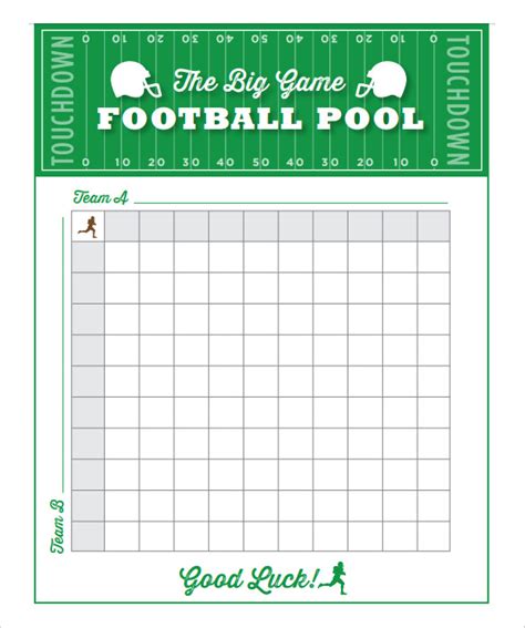 Football Pool Printable Sheets