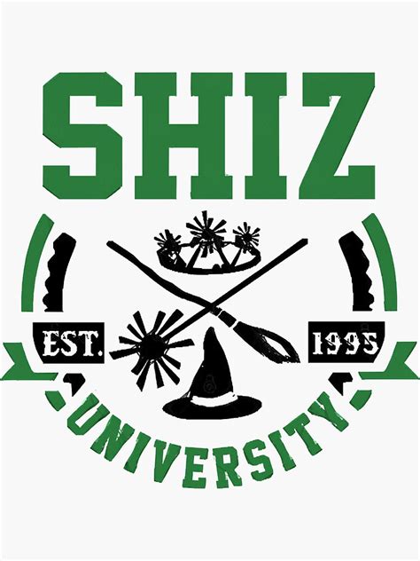 "Shiz University. Wicked Musical. " Sticker for Sale by DerekMald40669 | Redbubble