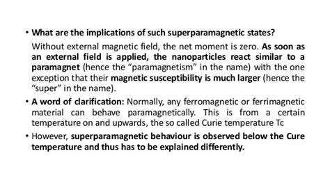 superparamagnetism and its biological applications