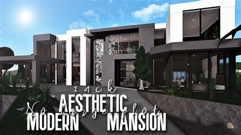 Aesthetic Modern House Aesthetic Hillside Mansion Bloxburg - canvas-canvaskle