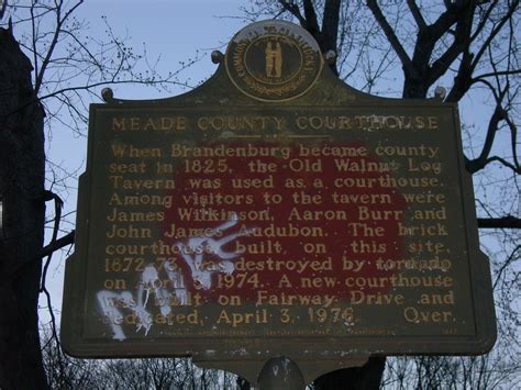 Meade County Courthouse Marker | Brandenburg, Kentucky | Flickr