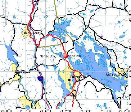 Meredith, New Hampshire (NH 03253) profile: population, maps, real estate, averages, homes ...