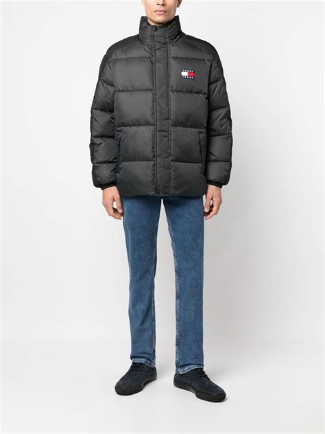 Tommy Jeans Logo Patch Quilted Jacket - Farfetch