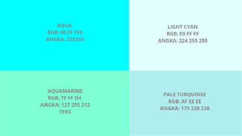 Mengenal Jenis Warna Biru Terang Disertai Tabel RGB dan Gambarnya | Warnabiru.com