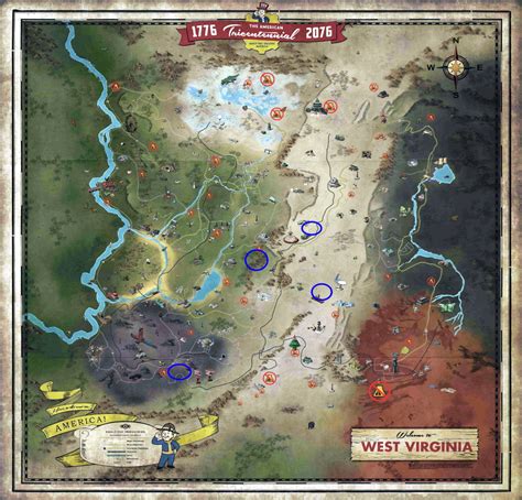 Fallout 76 Lookout Tower Locations Map