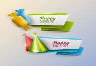 Free Vector Banner Birthday Wishes (1,000+ Vectors) - WooVector