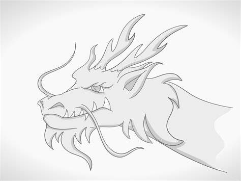 How To Draw A Dragon Head Step By Step For Beginners