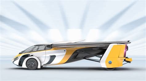 Flying I go! This is the new AeroMobil 4.0 presented in Frankfurt