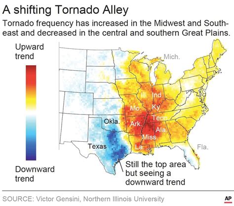 Tornado Alley Map 2019