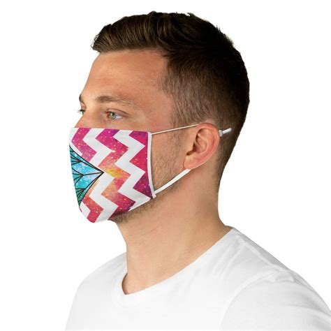 Diamond Face Mask Diamond Design Print Diamond Mask | Etsy