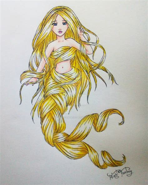 Mermaid Day 31: Tangled mermaid by FlightOfFantasy7 on DeviantArt