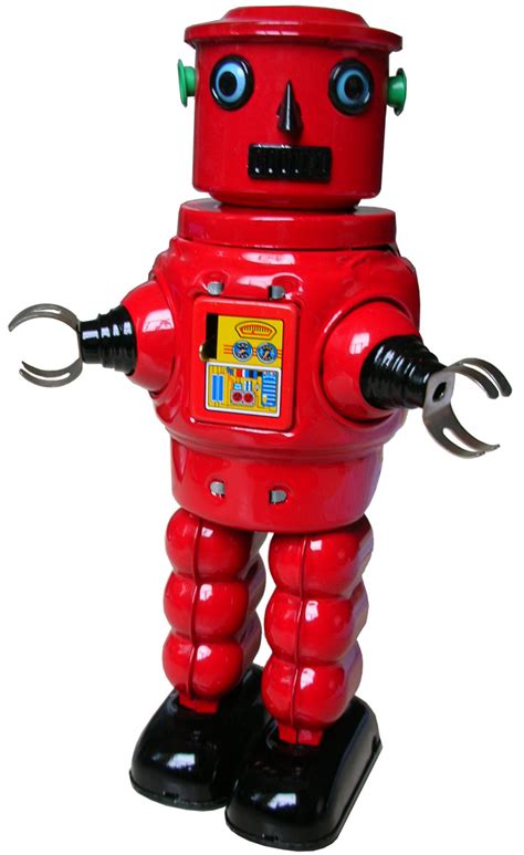 Cool Red Robot Toy - Draw-vip