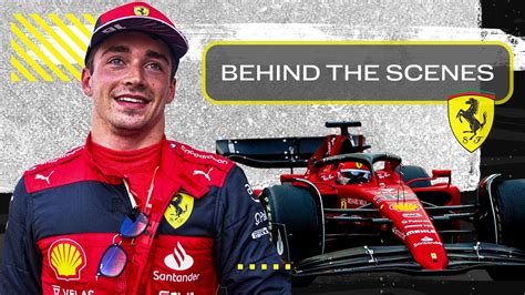 Go Inside the Ferrari F1 Garage with Charles Leclerc , charles leclerc ...