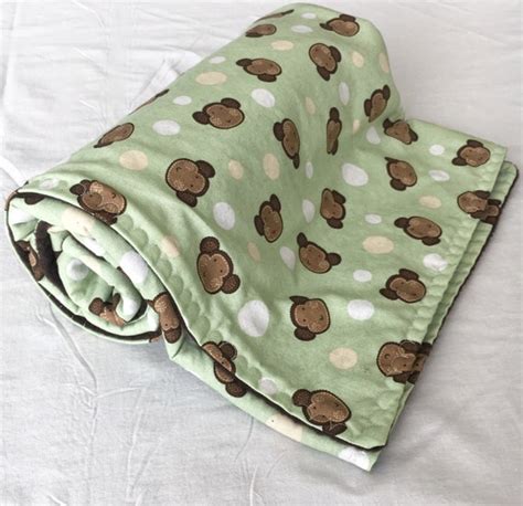 Monkey baby blanket fleece baby blanket soft print baby