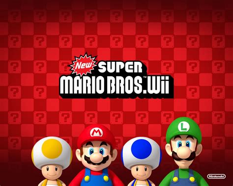 New Super Mario Bros Wii wallpaper - Video Games Blogger