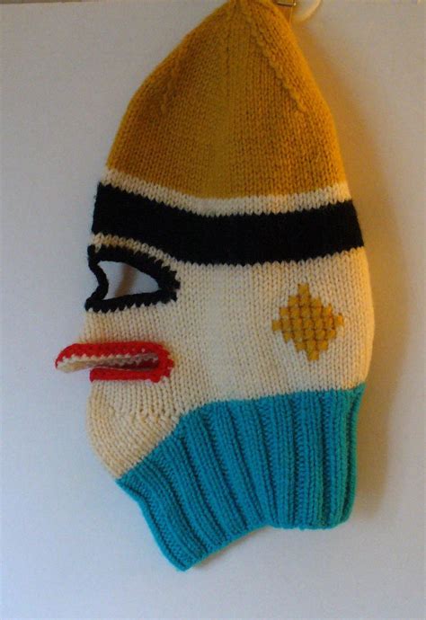 Vintage Hand Knit Ski Mask | Etsy | Hand knitting, Knitting, Knitted hats