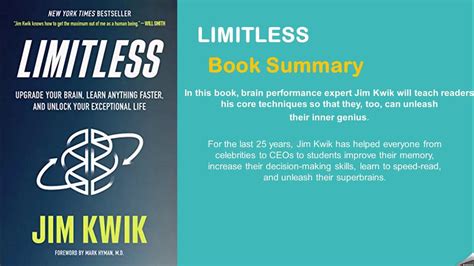 Limitless BOOK SUMMARY || Core Message from Limitless book | Best books to read - YouTube