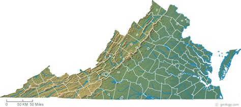 Map of Virginia