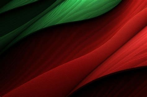 Premium AI Image | Red and Green Abstract background ai generated pti background