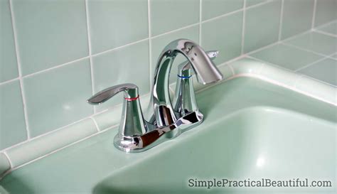 How to Install a Bathroom Faucet - Simple Practical Beautiful