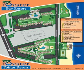 Resort Map | Oyster Bay & Oyster Pointe Resort | Florida