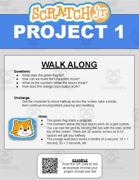 ScratchJr: 7 Project Challenges by Teach Simple