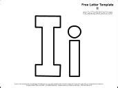 Letter I Template | Lettering alphabet, Lettering, Alphabet templates