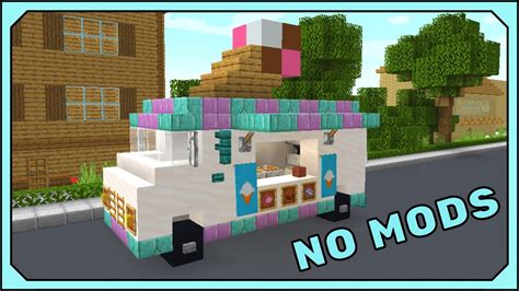 This Ice Cream Truck Is In Vanilla Minecraft - YouTube