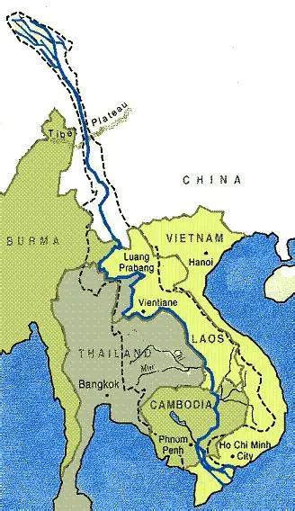 Mekong River Map