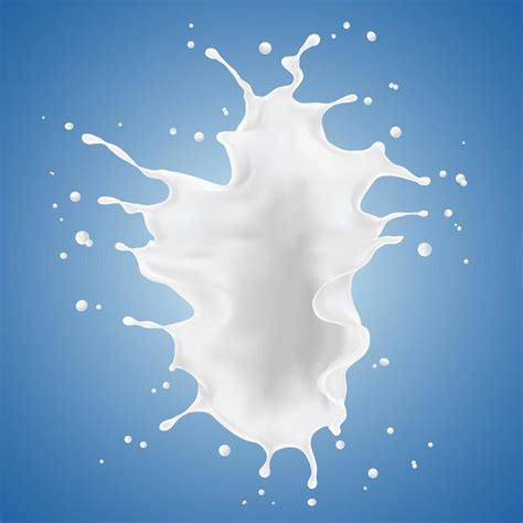 Top view of milk splash 834490 Vector Art at Vecteezy