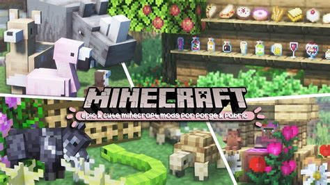 an image of some animals and plants in the minecraft marketplace with text overlay