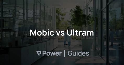 Mobic vs Ultram | Power