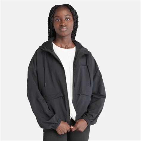 Multi-pocket Windbreaker Jacket for Women in Black | Timberland