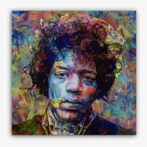 Of Jimi Hendrix Canvas Framed Wall Art Print Oil Acrylic - Canvas PNG Image | Transparent PNG ...
