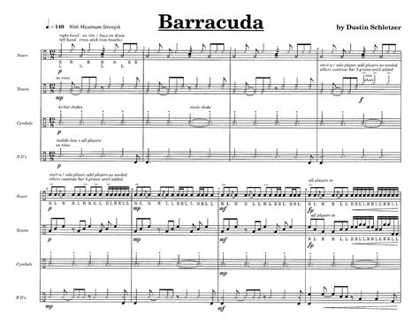 Barracuda by Dustin Schletzer| J.W. Pepper Sheet Music