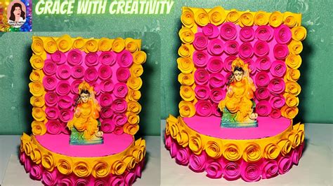 Easy and beautiful decoration for Saraswati Puja / how to make small pandal / beautiful pandal ...