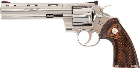 Colt Python 6” .357 Mag, SS Revolver - Shoot Straight