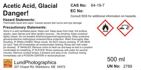 Acetic Acid, Glacial