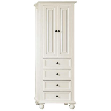 Thompson 68" High French White 4-Drawer Tall Linen Cabinet - #1N480 ...