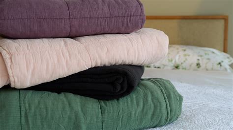 Plain Soft Quilted Throws | 4 Colours | Natural Bed Company