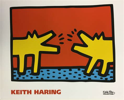 Untitled 1989 (dogs) by Keith Haring Art Print Dog Bark Animal 2015 Poster 24x28 | eBay