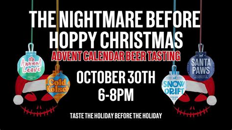 The Nightmare Before Hoppy Christmas- Advent Calendar Beer Tasting, BrewDog DogTap, Canal ...