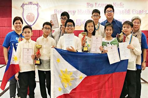 Filipino elementary students bag 11 awards in world math contest ...