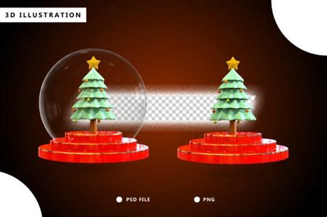 3d Illustration of a Christmas Snow Graphic by Aradevi · Creative Fabrica